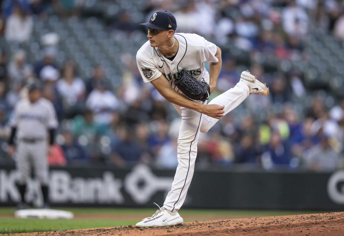 Kirby strikes out 10, Mariners beat Marlins 9-3 - The San Diego  Union-Tribune