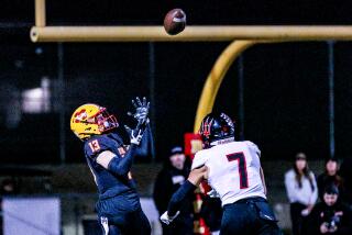 Sophomore Vance Spafford makes touchdown catch for Mission Viejo in Division 2 playoff win over Palos Verdes.