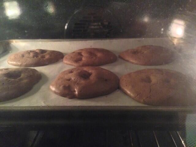 11: Cookies almost ready to come out of oven