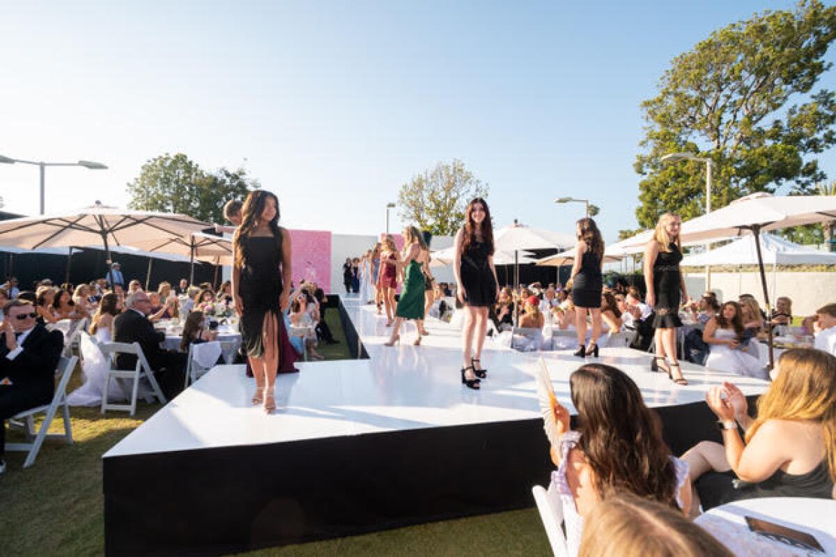 Sophomores Class of 2023 walking the runway