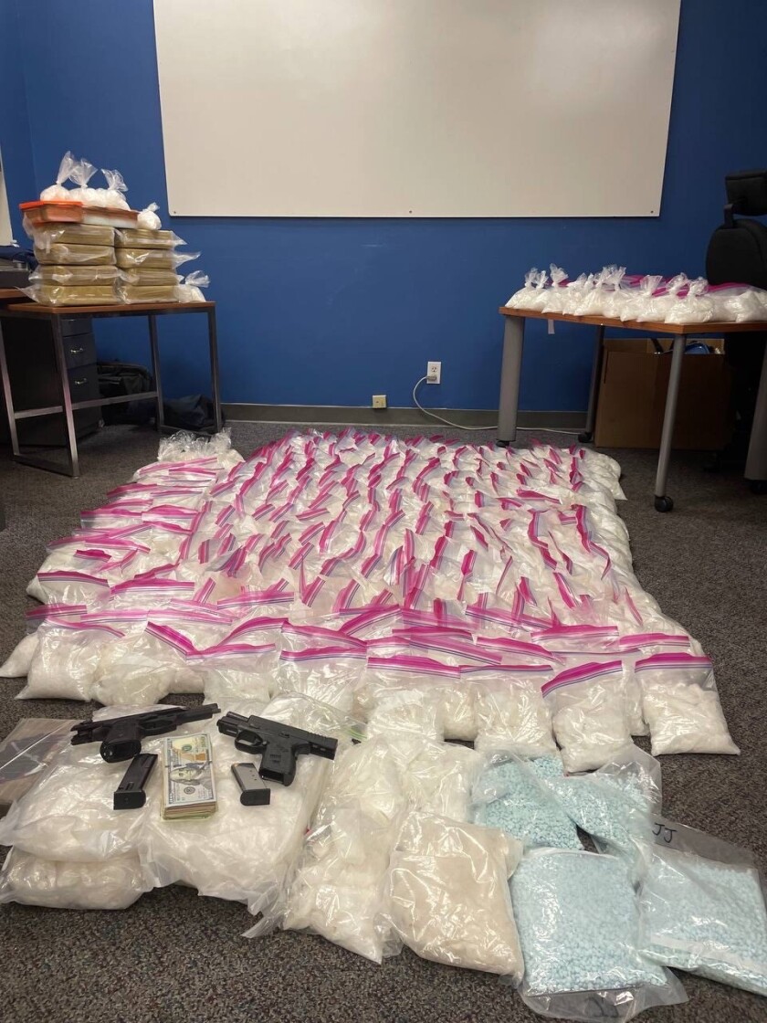 Huntington Beach detectives recovered more than $1 million worth of drugs.