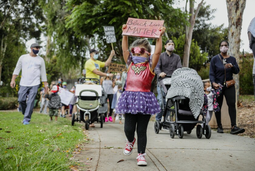 Rallies Include Children Prayer And A Call For Deeper Change In San Diego The San Diego Union Tribune