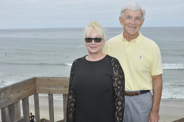 Friends of Carlsbad and Cardiff State Beaches Executive Director Kathleen Kooiman and founder and board member Bill Wisener