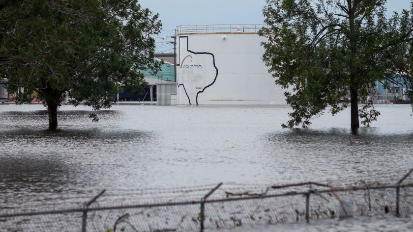 Explosions were reported at the Arkema Inc. chemical plant near Houston, where flooding knocked out electricity, leaving the facility without refrigeration needed to protect volatile chemicals.