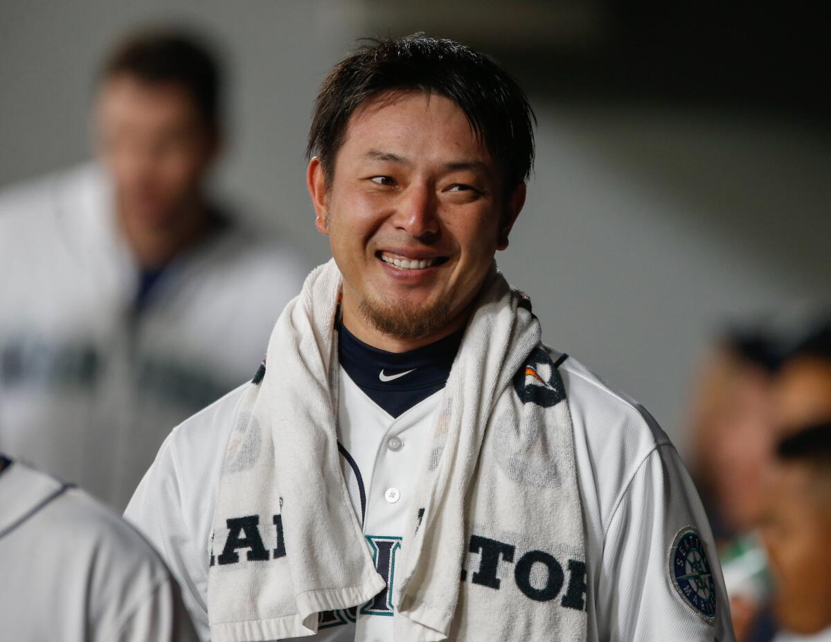 Hisashi Iwakuma was 9-5 with a 3.54 ERA last season for the Seattle Mariners, including a no-hitter in August against the Baltimore Orioles.