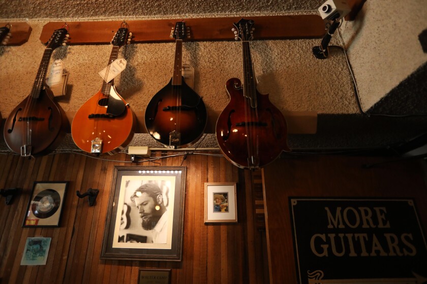 A photo of Christian Dufner, co-founder of McCabe's Guitar Shop.