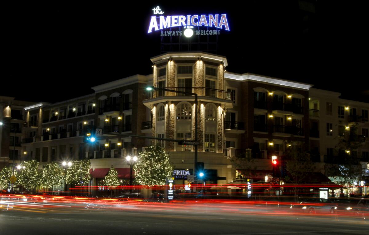 The Americana at Brand in Glendale, on Saturday, Dec. 21, 2013.