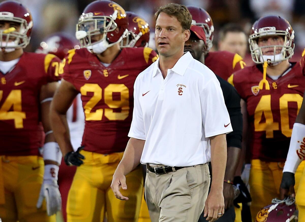 Lane Kiffin wasn't shown much empathy when he was fired by USC Athletic Director Pat Haden.