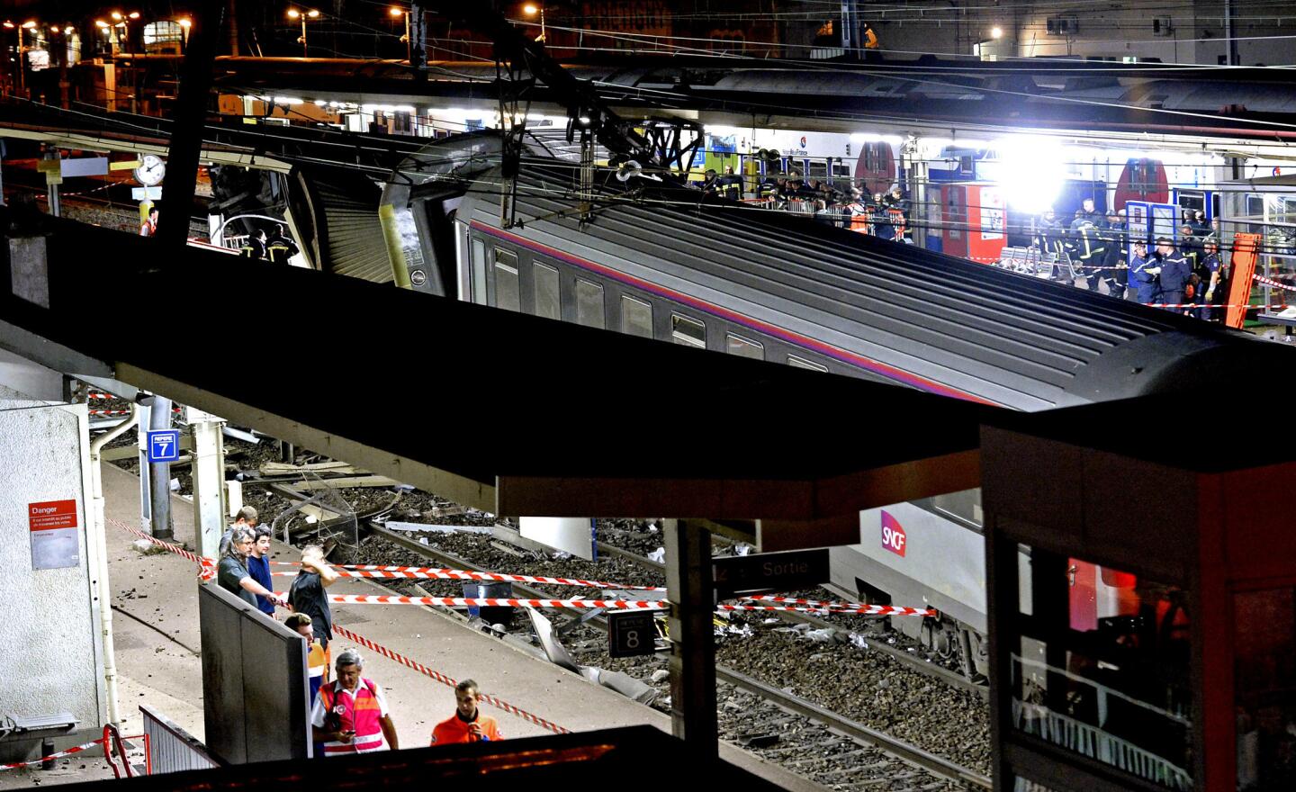 Train derails in France