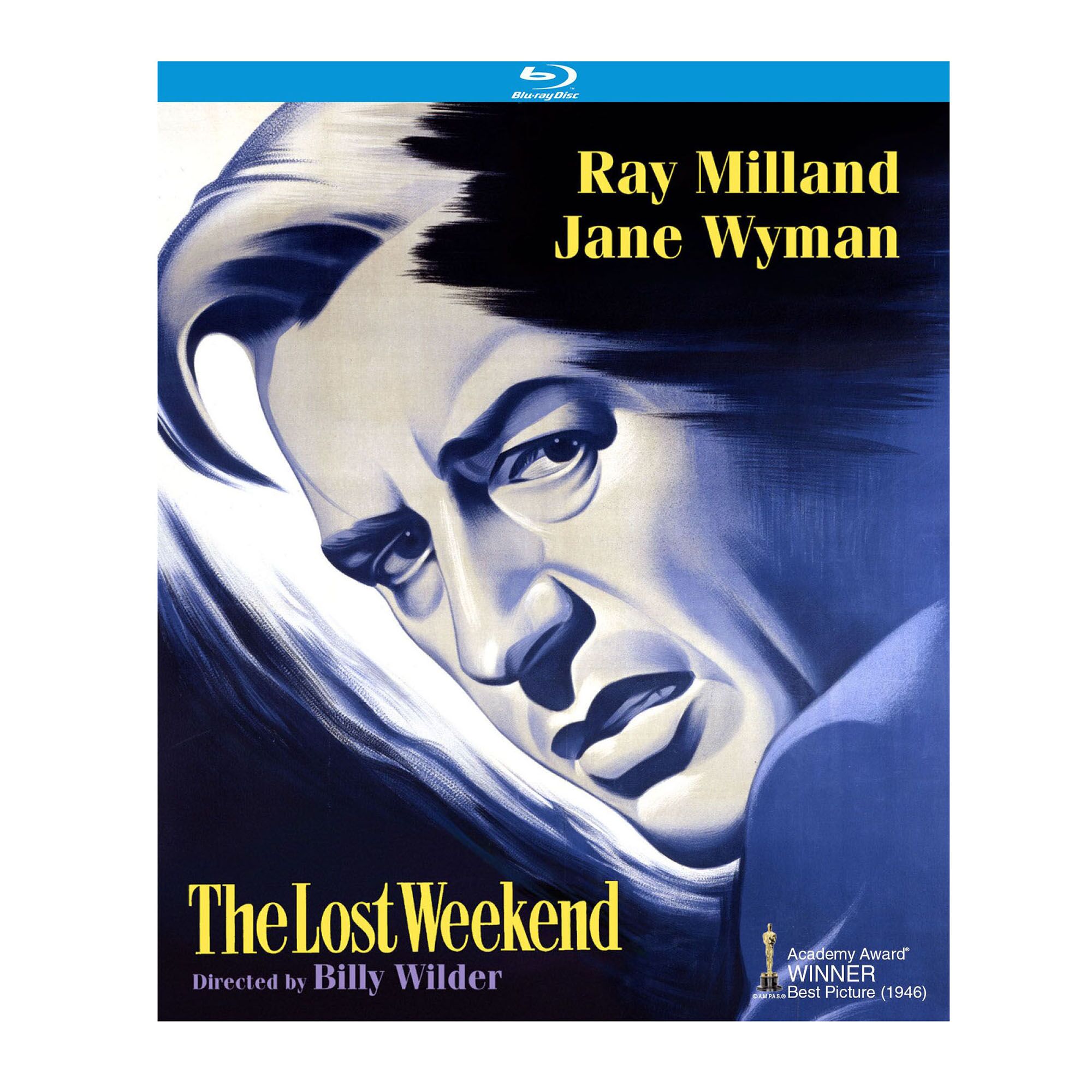 Blue Ray Disc cover of the movie The Lost Weekend