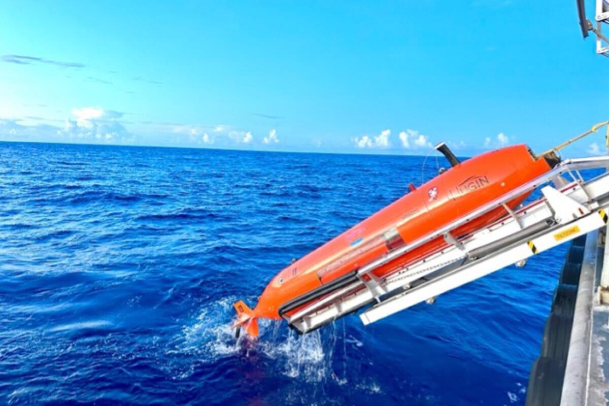 Aboard the research vessel Offshore Surveyor, the Charleston, S.C.-based company