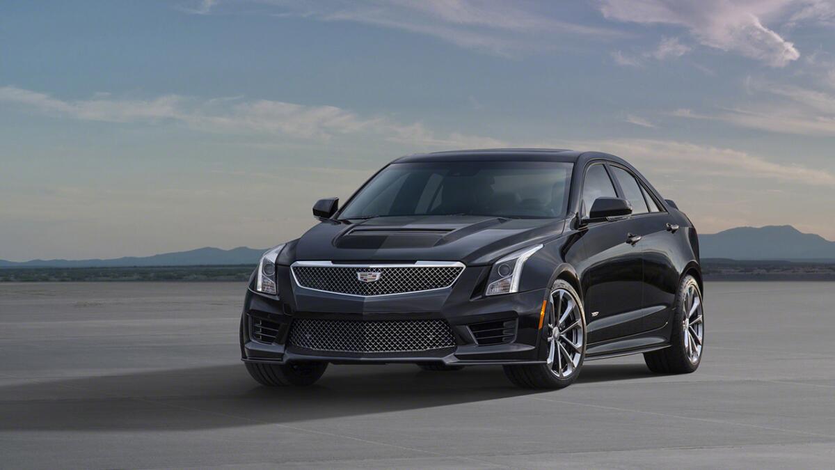 Cadillac ATS-V sedan.