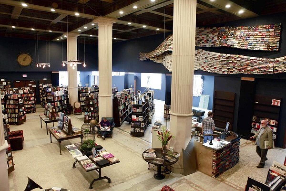 This 10,000-square-foot space on the corner of Spring and 5th Streets in downtown Los Angeles is the new home of the Last Bookstore.