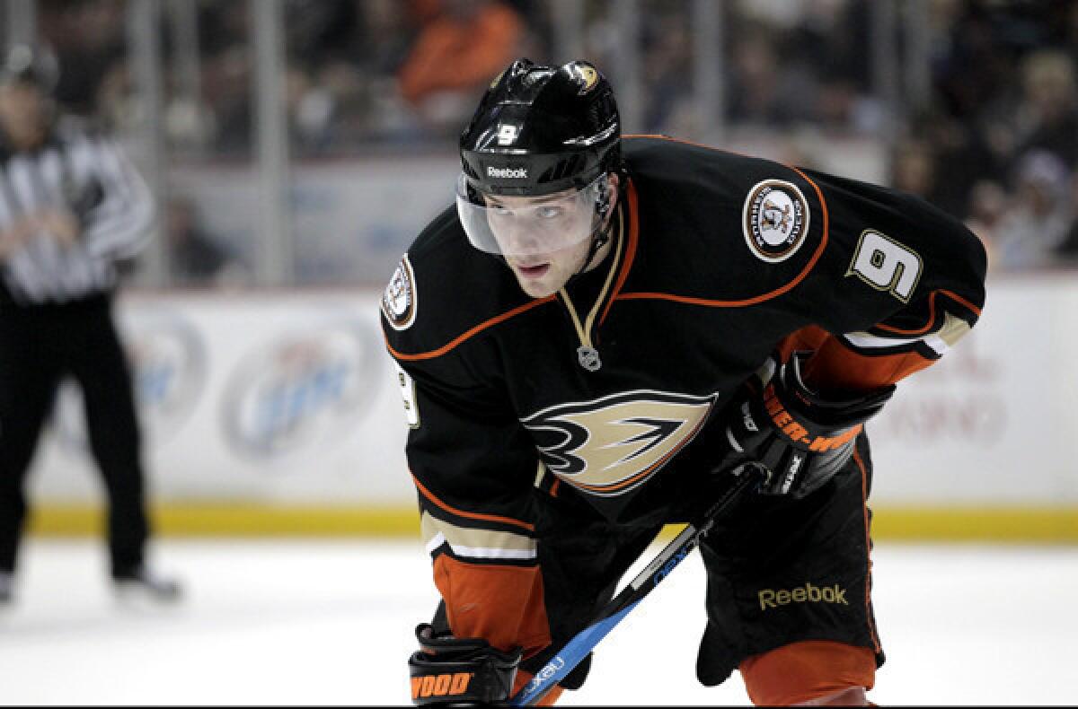 Bobby Ryan played six seasons with the Ducks, finishing with 147 goals and 142 assists in 378 games.