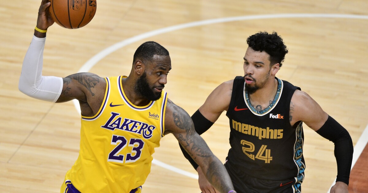 Out of sync lakers beat Grizzlies thanks to LeBron and AD
