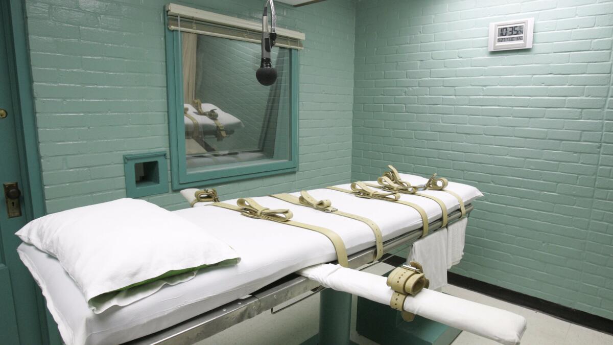 The execution chamber in Huntsville, Texas.