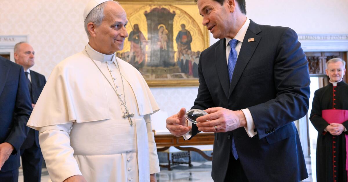 Le Vatican et le Département d’État bouleversent leurs relations après que Rubio ait décidé de se prémunir contre les attaques de Trump