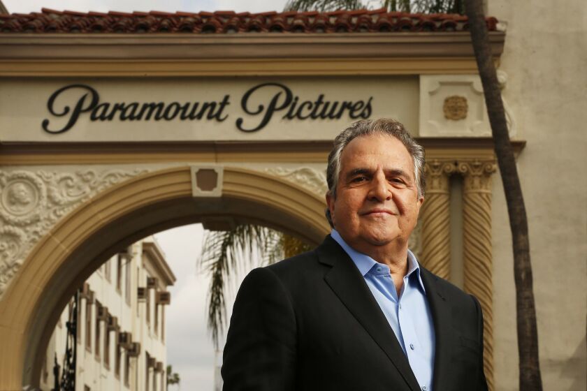 VENICE, CA â APRIL 19, 2018: Paramount Pictures chairman and CEO Jim Gianopulos who took over the studio about a year ago photographed at the Bronson gate on the Paramount lot in Hollywood April 19, 2018. (Al Seib / Los Angeles Times)