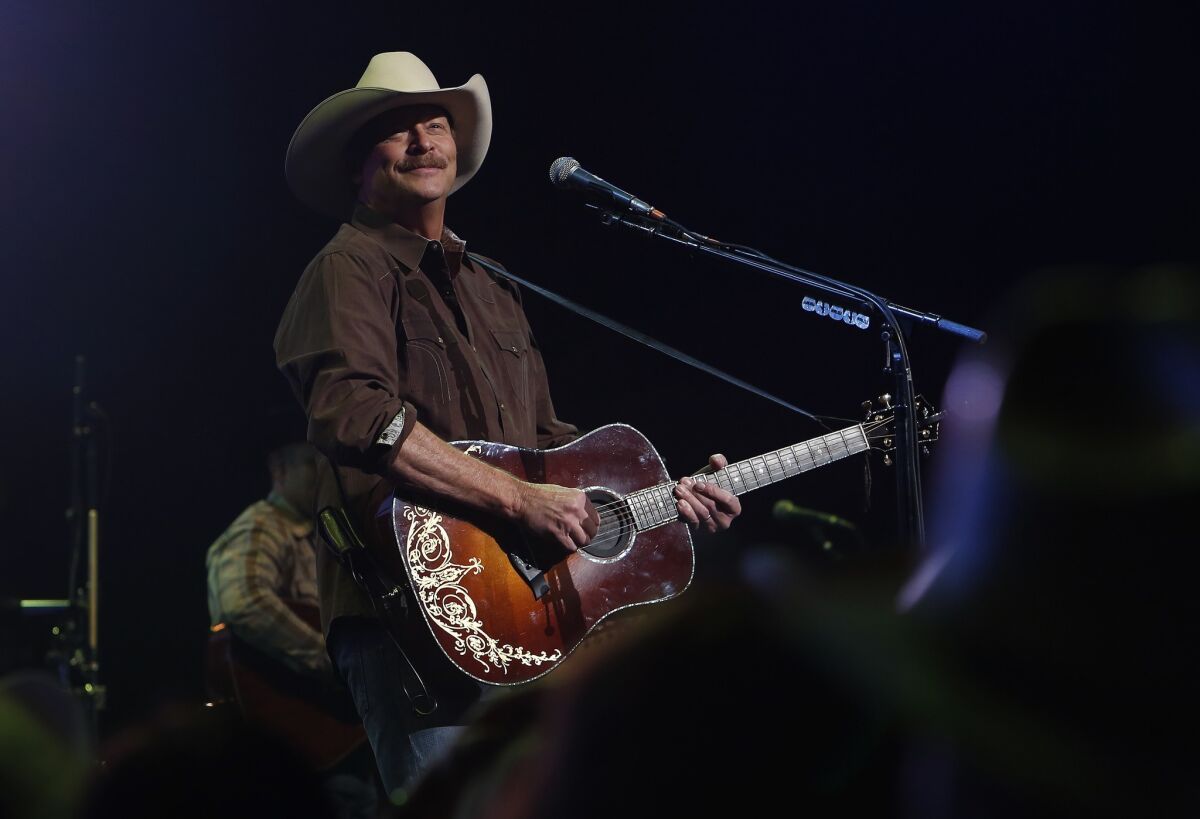 Alan Jackson performs Friday night at the Nokia Theatre in Los Angeles.
