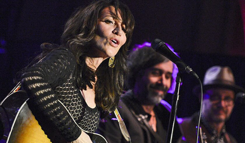 Katey Sagal at a live performance last month.