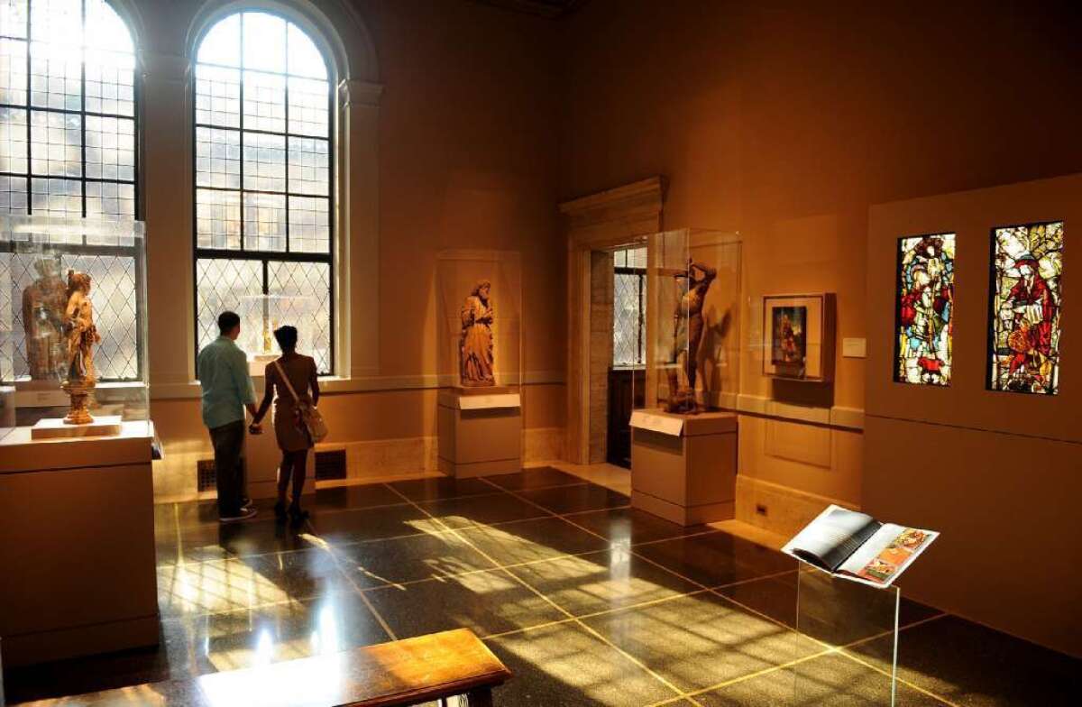 A gallery at the Detroit Institute of Arts.