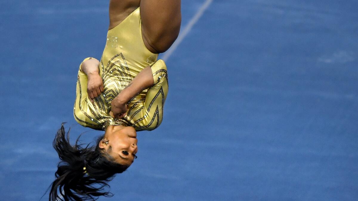 Viral gymnastics routines gain steam as UCLA leads way - Los
