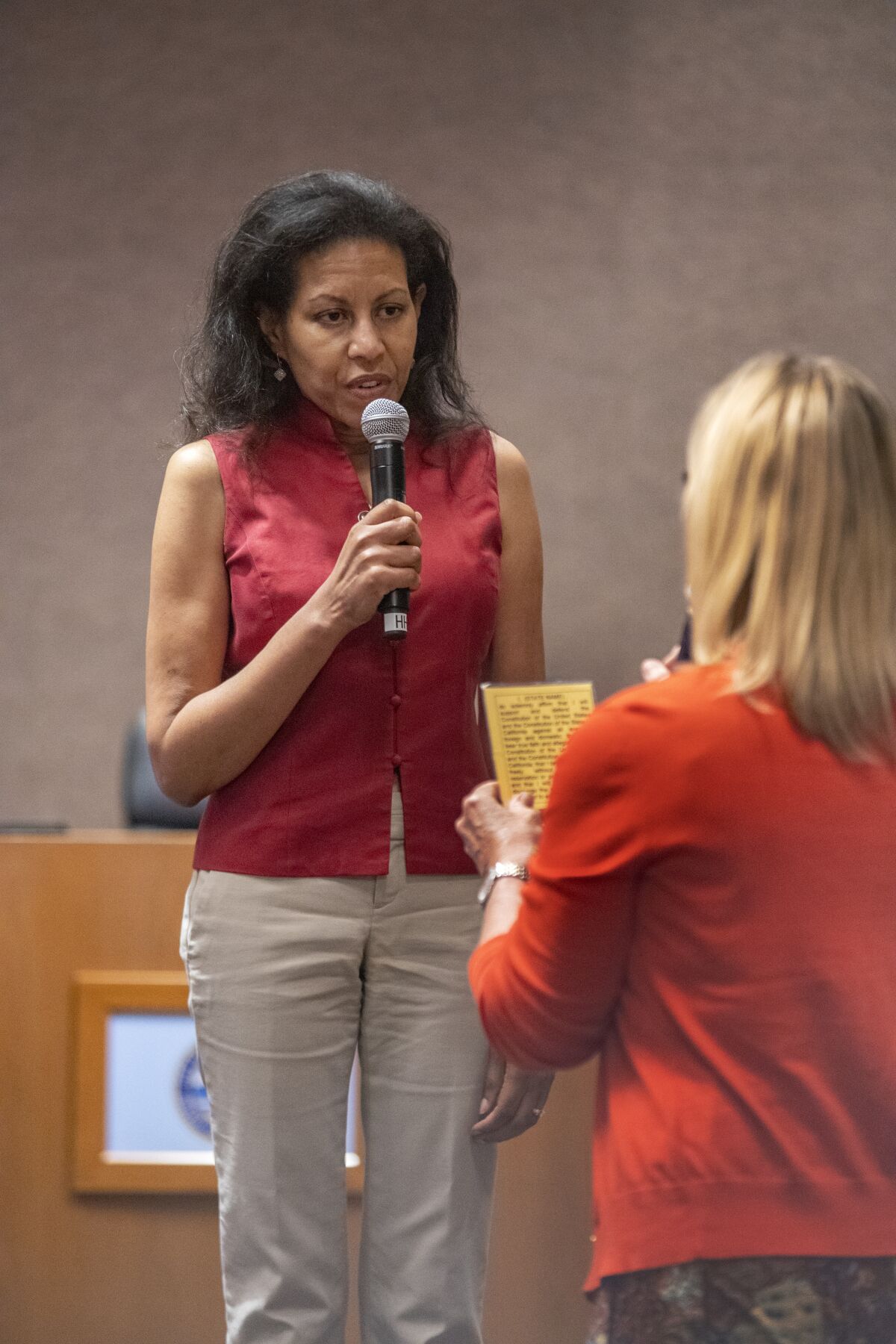 Rhonda Bolton was sworn in as City Council member on July 26. 