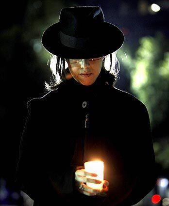 Vigil for Michael Jackson in Mexico City