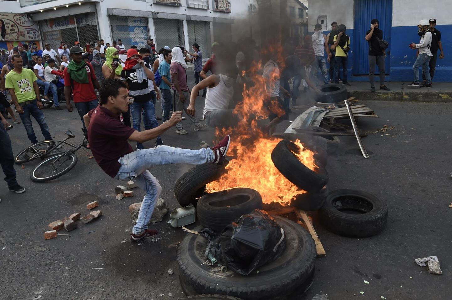 Violence at Venezuela's borders
