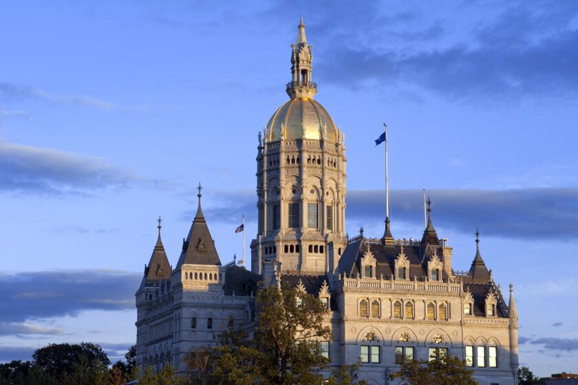 El Capitolio estatal de Connecticut en Hartford, Connecticut, el 1 de octubre de 2021. (AP Foto/Jessica Hill, Archivo)