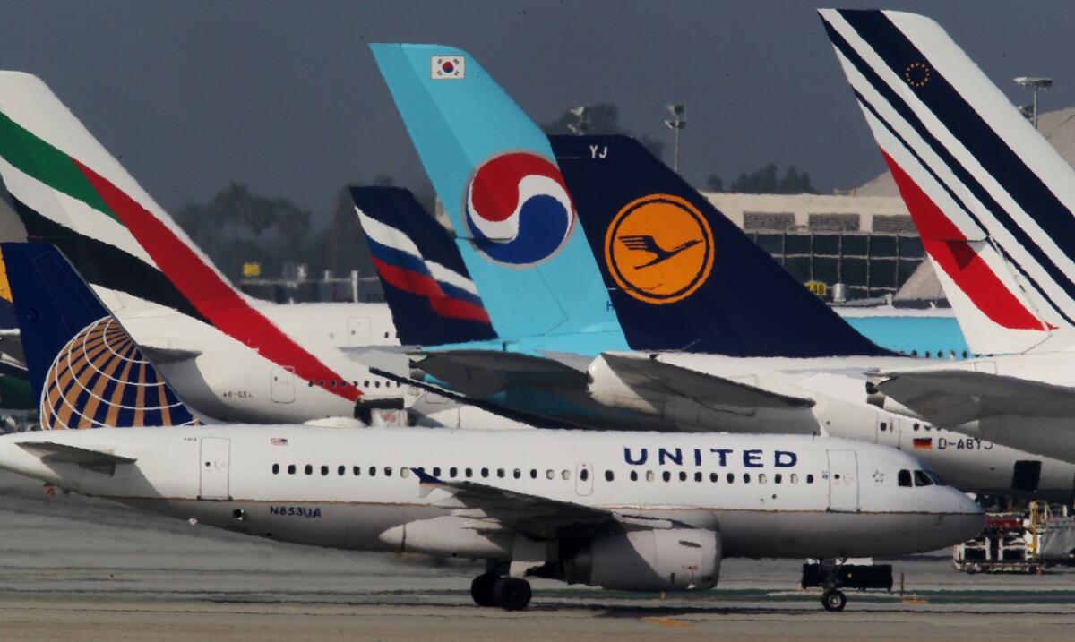 Planes at LAX.