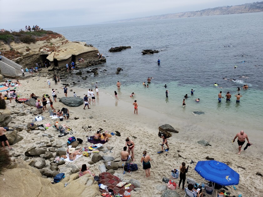 A sea cave near, but not visible from, La Jolla Cove will undergo emergency work over the next six weeks, City officials say.
