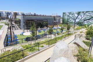 SAN MARCOS, CA - JULY 28: Overview with restaurant area in foreground as well as brewery and residential units in the background at the North City development on Wednesday, July 28, 2021 in San Marcos, CA. (Eduardo Contreras / The San Diego Union-Tribune)