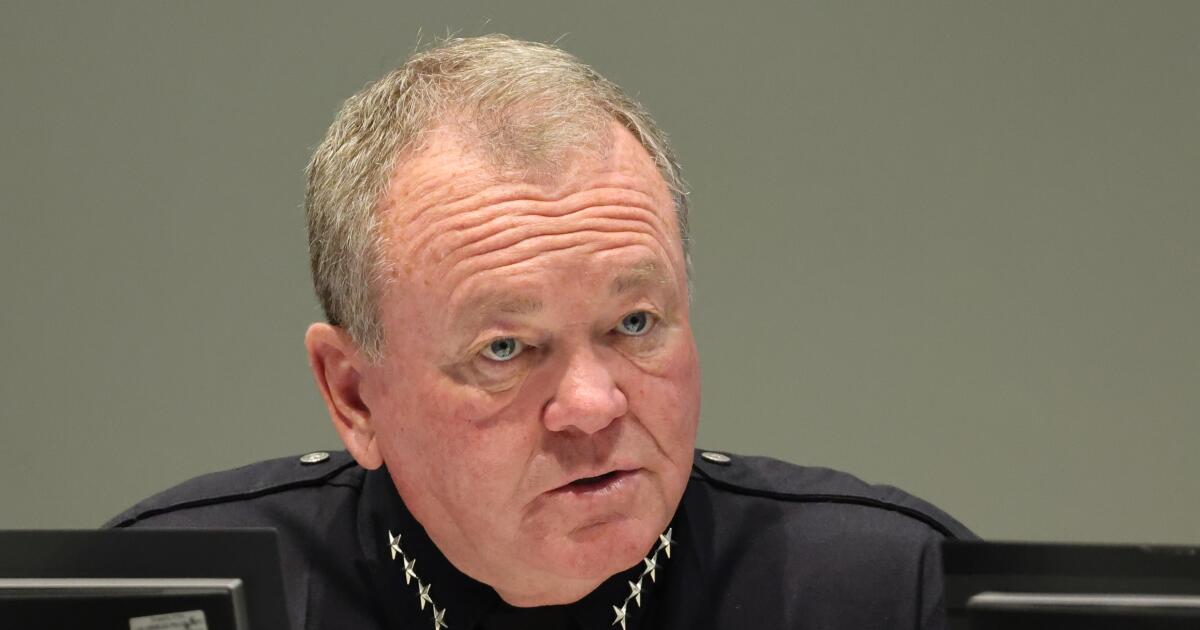 Who's running the LAPD? Chief's style draws mixed reviews in first year