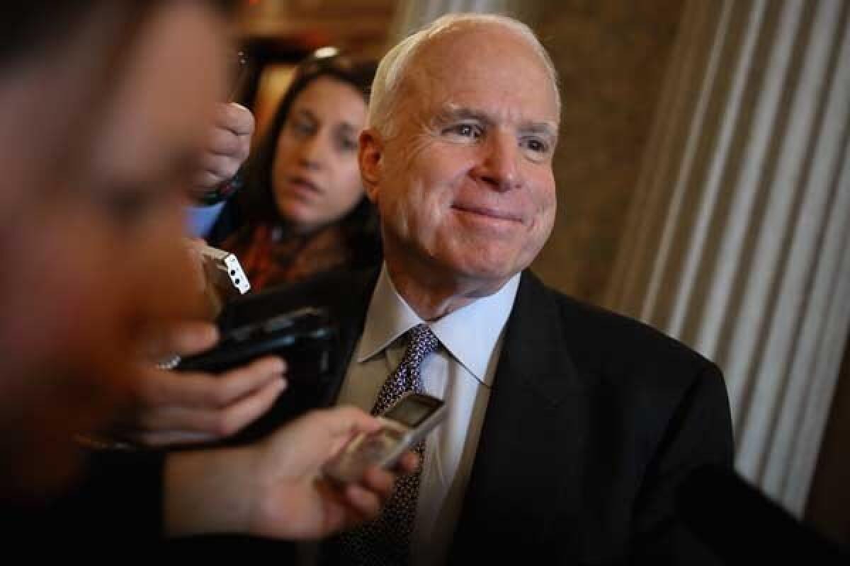 Sen. John McCain (R-Ariz.) will be a guest on ABC's "This Week"