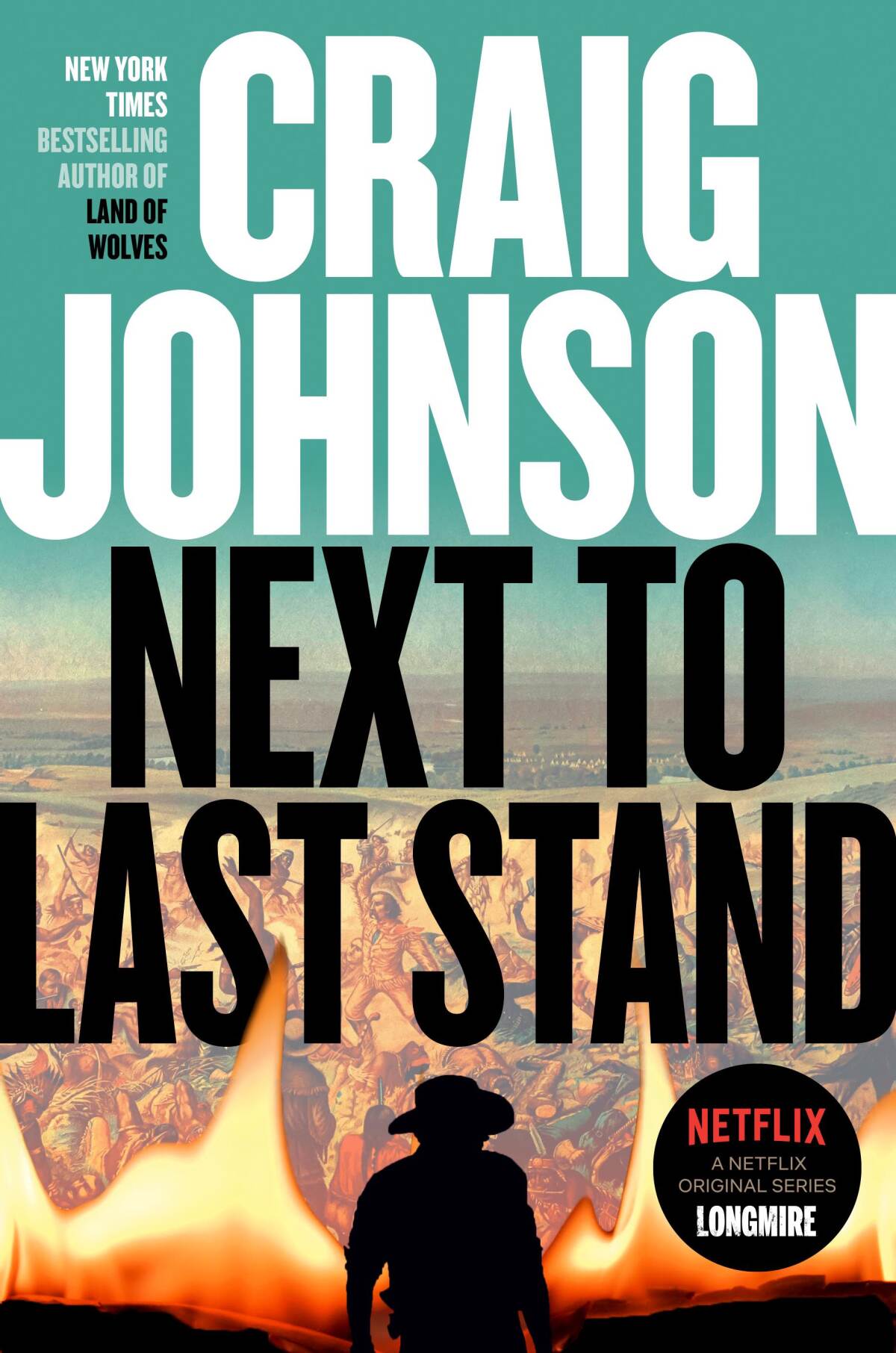 Book jacket for “Next to Last Stand” by Craig Johnson.