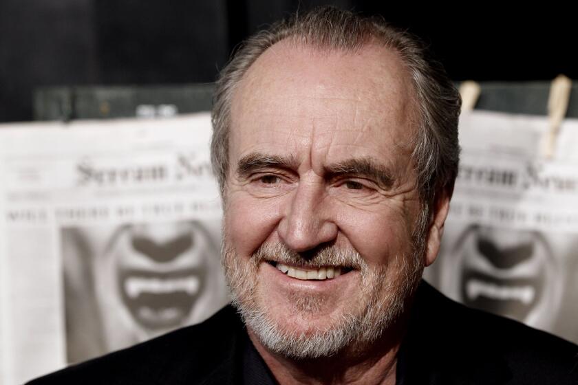 Wes Craven arrives at the Scream Awards in Los Angeles on Oct. 16, 2010.