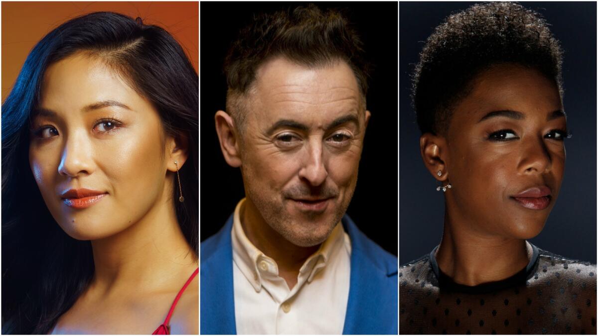 The stars of "Uncle Vanya," from left, Constance Wu, Alan Cumming and Samira Wiley.