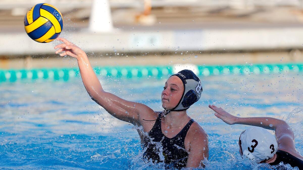 Newport Harbor High's Kili Skibby, shown in action on Dec. 5, 2017, helped the Sailors finish 10th in the Irvine Southern California Championships on Saturday.