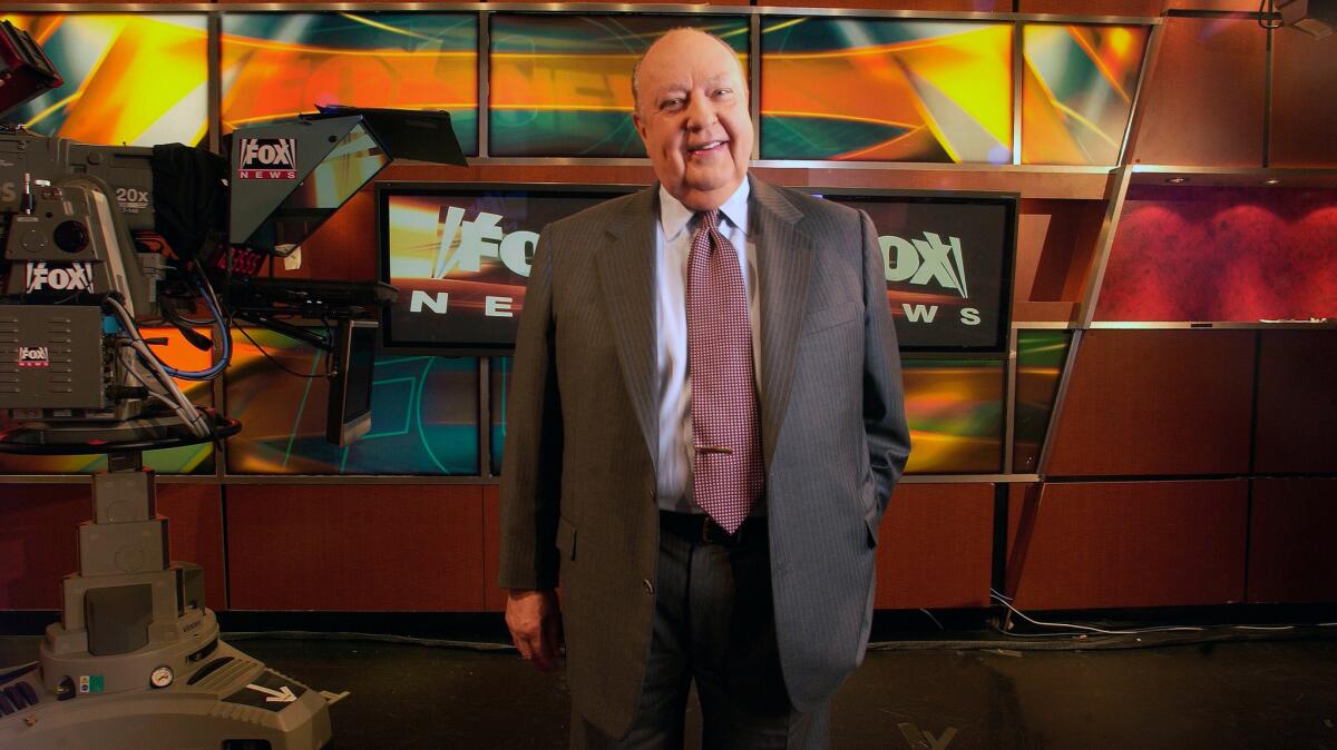 Roger Ailes at Fox News in 2006.