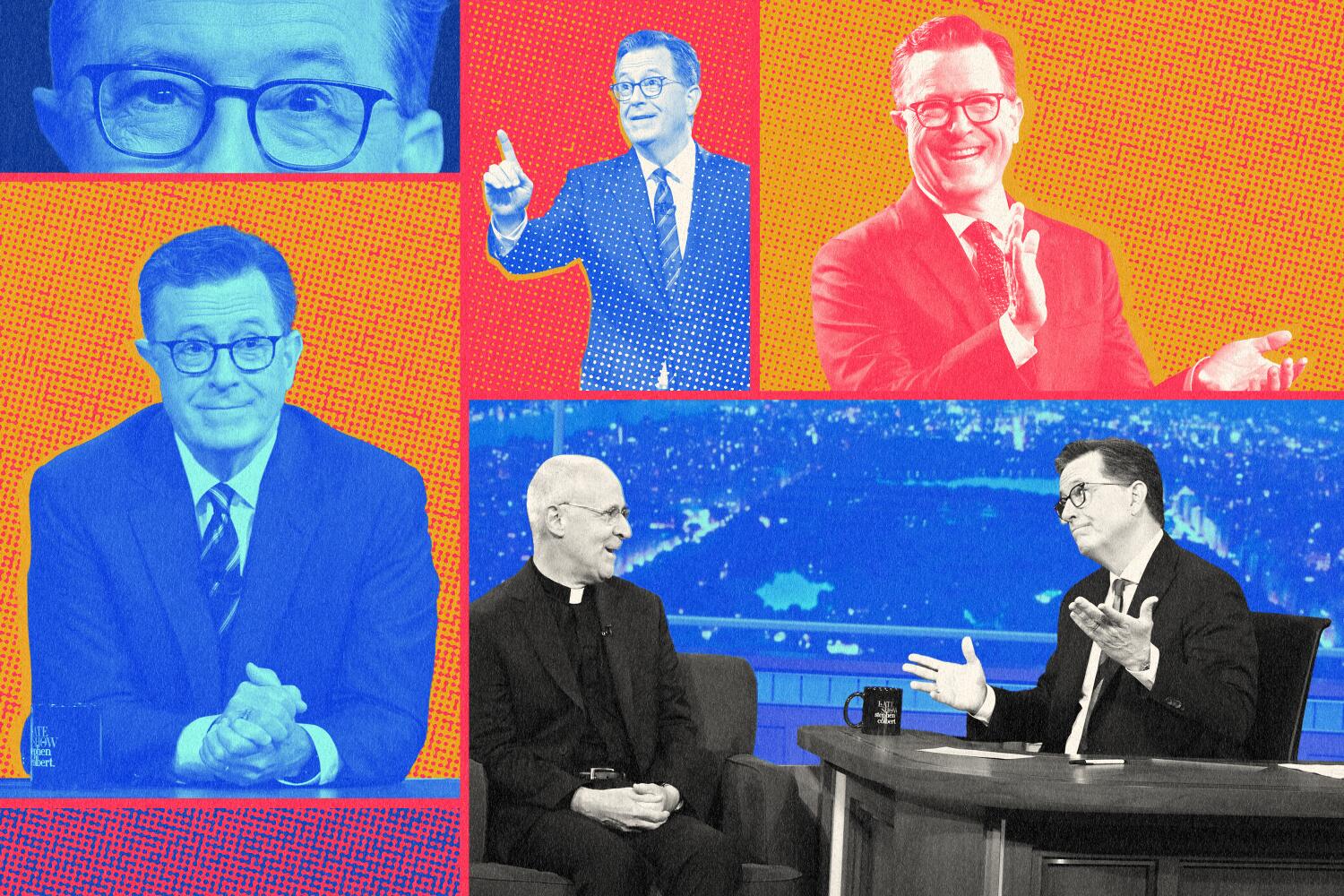 Commentary: We will miss the divine and very human ministry of Stephen Colbert