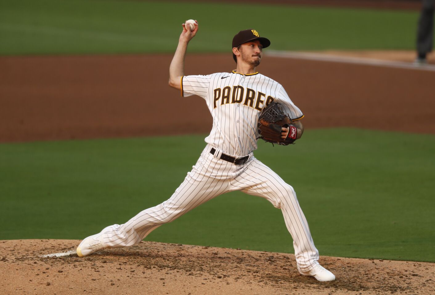 San Diego Padres pitcher Zach Davies throws against the Colorado Rockies on Wednesday, Sept. 9, 2020 in San Diego, CA.
