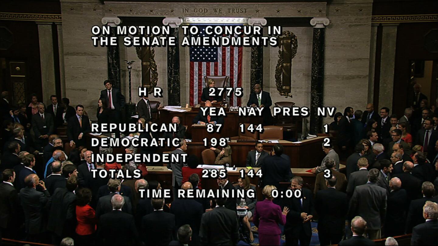 Final House vote