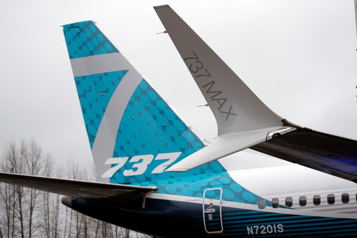 ARCHIVO - En esta fotografía del 5 de febrero de 2018 se muestra el avión 737 Max de Boeing, 