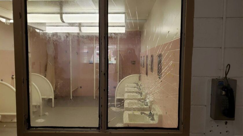 The shattered windows, smashed walls and gang graffiti uncovered at Barry J. Nidorf Juvenile Hall are the latest examples of turmoil and transition in Los Angeles County's youth justice operation.