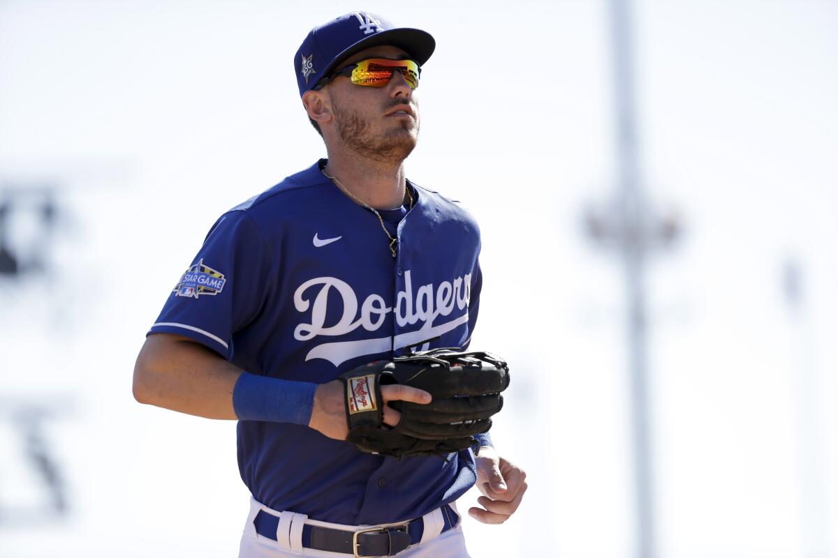 Dodgers' Bellinger scratched from spring training game - The San Diego  Union-Tribune