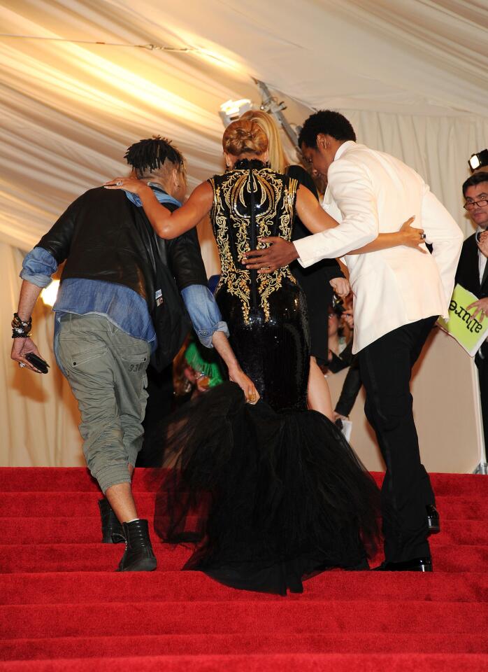 Beyonce at the Met Gala 2011