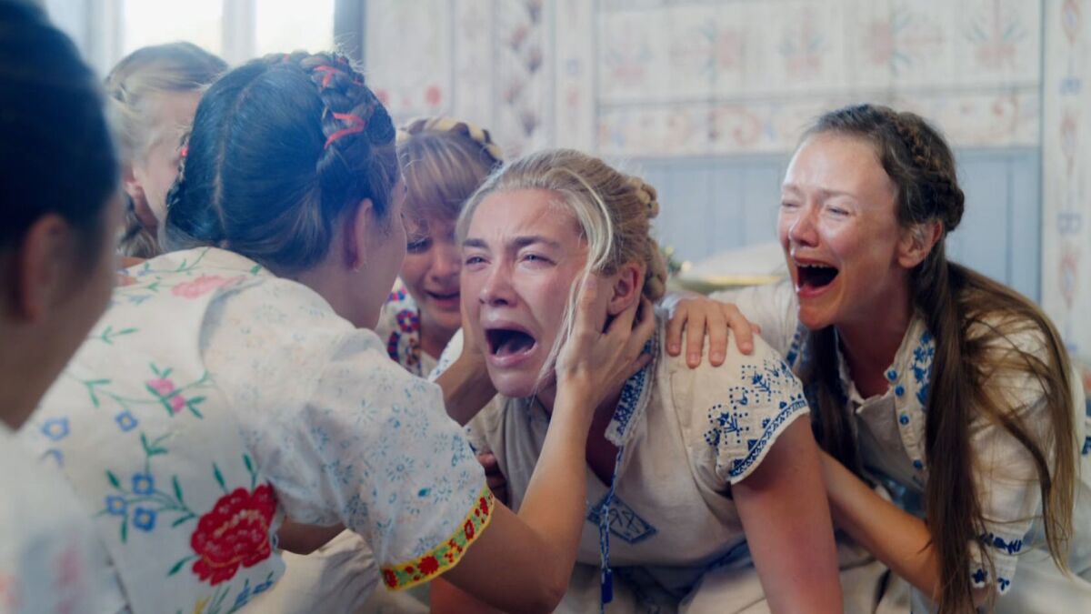 Florence Pugh in a scene from "Midsommar."