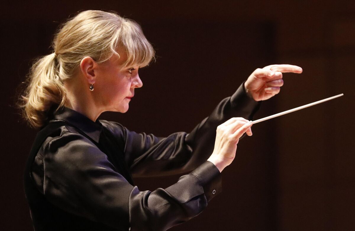 L.A. Phil principal guest conductor Susanna Mälkki will lead the L.A. Phil in performances of Sibelius' incidental music for Shakespeare's classic "Romeo & Juliet."