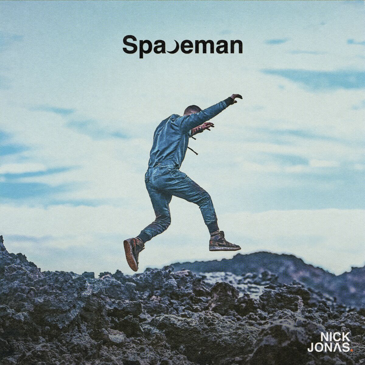 This cover image released by Island Records shows "Spaceman" by Nick Jonas. (Island Records via AP)